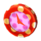 Polka-Dot Clock (Red and White - Peach Pink) NL Model.png