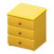 Simple Small Dresser (Yellow - Yellow) NH Icon.png