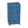 blue cabinet