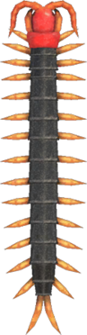 In-game image of centipede