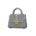 Pleather Handbag's Gray variant