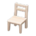 Wooden Chair's White Wood variant
