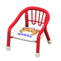 Baby Chair (Red - Bear) NH Icon.png