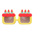 Birthday Shades (Yellow) NH Icon.png
