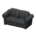 Double sofa's Black variant