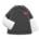 Layered polo shirt's Black variant