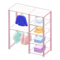 Midsized Clothing Rack (Pastel - Casual Clothes) NH Icon.png