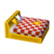 Modern Bed (Yellow Tone - Red Plaid) NL Model.png
