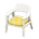 Nordic chair's White variant