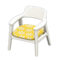 Nordic Chair (White - Little Flowers) NH Icon.png