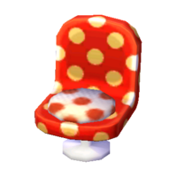 Polka-dot chair