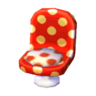 polka-dot chair