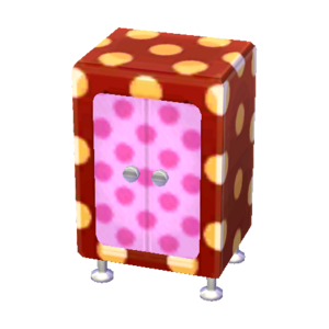 Polka-Dot Closet (Cola Brown - Peach Pink) NL Model.png