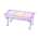Regal table's Royal pink variant