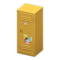 Upright Locker (Yellow - Pop) NH Icon.png