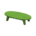 Wooden Low Table's Green variant