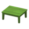 Wooden Table (Green - None) NH Icon.png