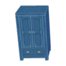 blue cabinet