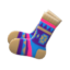 geometric-print socks