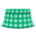Gingham picnic skirt's Green variant