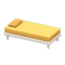 Simple Bed (White - Yellow) NH Icon.png