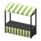 Stall (Black - Green Stripes) NH Icon.png