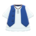 Gilet and Shirt's Blue variant