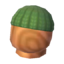 green knit hat