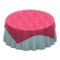 Large Covered Round Table (Berry Red - Plain Pearl Blue) NH Icon.png
