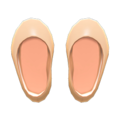 Vinyl Round-Toed Pumps (Beige) NH Icon.png