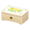 Wooden Music Box (White Wood - Yellow Flowers) NH Icon.png