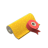 yellow wrapping paper
