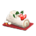 Yule log's Whipped-cream topping variant