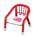 Baby Chair (Red - Strawberry) NH Icon.png