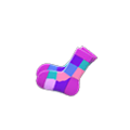 Color-Blocked Socks (Purple) NH Storage Icon.png