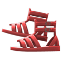 Gladiator Sandals (Red) NH Icon.png