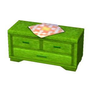 Green Dresser (Grass Green - Orange) NL Model.png