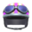 Helmet with goggles's Purple variant