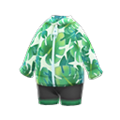 Leaf-Print Wet Suit (Green) NH Storage Icon.png