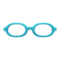 Oval Glasses (Blue) NH Icon.png