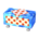 Polka-dot dresser's sapphire variant
