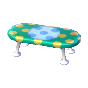 Polka-Dot Low Table (Melon Float - Soda Blue) NL Model.png