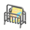 Tubular Magazine Rack (Silver - Comic Magazine) NH Icon.png