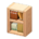 Wooden-Block Bookshelf's Natural variant