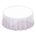 Large Covered Round Table's White variant