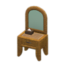 rattan vanity