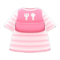 Tee with Silicone Bib (Baby Pink) NH Icon.png