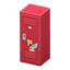 Upright Locker (Red - Pop)