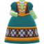 Cold-Country Dress (Green) NH Icon.png