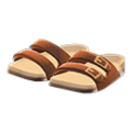 Comfy Sandals (Brown) NH Storage Icon.png